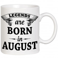Krūze "Legends are Born in .... (your month)"