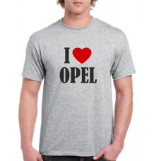 "I Love Opel" T-krekls vīriešu ar termoapdruku