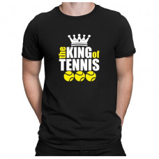 "the king of tennis" T-krekls vīriešu ar termoapdruku