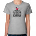 "Real Queens are born in Latvia" sieviešu T-krekls