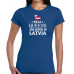 "Real Queens are born in Latvia" sieviešu T-krekls
